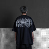 HIERARCHY STUDIOS Chroma - Black Hysteria Wide Oversized T-Shirt