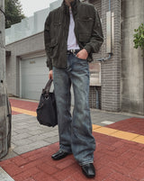 Greburn Washed Bootcut Denim