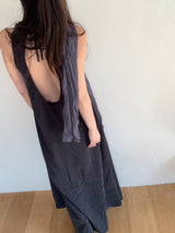 Soft Whipping Scarf - Dark Gray