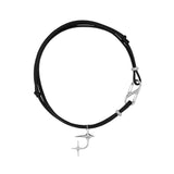 NU SHAPE LEATHER NECKLACE
