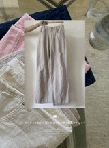 【MADE】wide linen pants