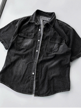 Ash Gray Denim Jacket