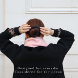 Eco-Friendly Ocean Black Scrunchie 