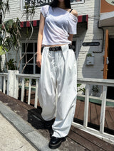 Nick Belted パラシュートナイロンパンツ