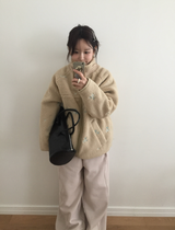 フォグナーオーバーフィット刺繍ダンブルフリース（2c）
