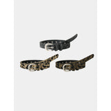 [Unisex] Leopard classic eyelet  belt(3color)