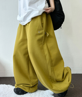 ビビッドキーリングスナップバルーンロングパンツ❤💚🩶🖤5カラー