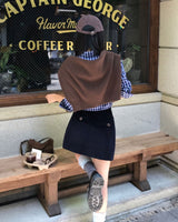 Work Corduroy Pocket Skort Pants