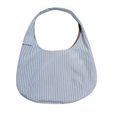 Reversible Stripe Tote Bag (Beige)