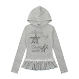 Stella Star Frill Hoodie Top
