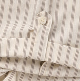 Fruity Pocket Stripe Roll-up Short Sleeve Shirt