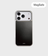 Overcast Black_Silver iPhone Galaxy Case(MagSafe)