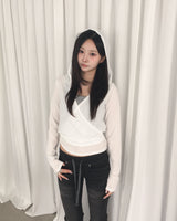 バンディングローデニムブーツカットパンツ