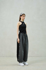 POPPY SLEEVELESS TOP / BLACK