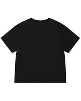 アンケージドスローガンTシャツ/ブラック