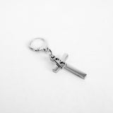 Men's Cross Earring Surgical Steel_CLEF CROSS A EAR