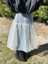 Chiffon See-Through Layered Skirt (1c)