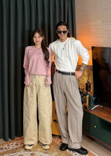 Women's デイリーウォッシャブルVネックニット 14COLOR