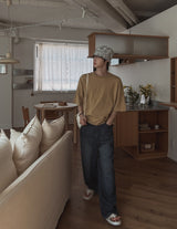ケリフデッキオーバークロップ半袖Tシャツ