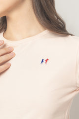 Flo レディース T シャツ ライトピンク