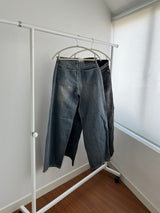 Daily Low Wide Denim Pants (2 colors)