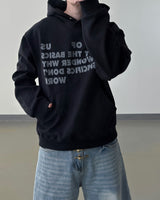 Stay Lettering Cropped Hoodie