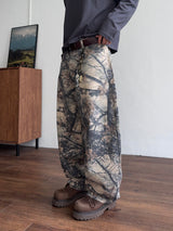 Curved Tree Wide Pants (2color) (No.1002)