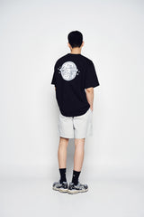 25SS ADLV SATURN LOGO SHORT SLEEVE T-SHIRT BLACK