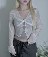 V Lace Sleeveless (2colors)