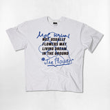 Flower Line Over-fit T-Shirts - 4COLOR