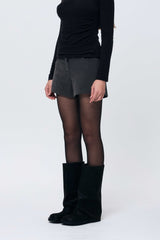  SILEN CORDUROY MICRO PANTS / CHARCOAL