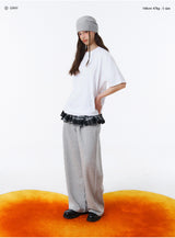 [Unisex] BASIC LINE ONE TUCK WIDE SWEAT PANTS (2color)