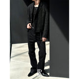 [PREMIUM] Crush glitter tweed jacket(2color)