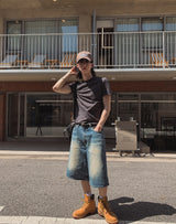 ケニー テンセル クロップ ショートスリーブ Tシャツ