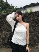 Arc One Shoulder Blouse (2c)