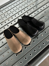 ASCLO Leather & Suede Slippers (2color)