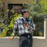 2 Low String Check Shirt (3color)