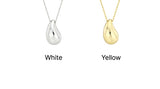 26SS★ Champagne Full Moon Big Bowl Long Necklace