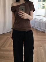 ポニーアンバランスTシャツ (2 colors)