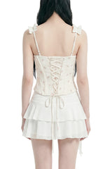 Rumi Lace Strap Corset Top