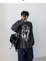 デルタボーダー長袖Tシャツ