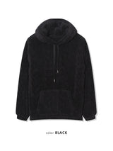 [UNISEX]Snowa cable Fleece Long Sleeve Hoodie 