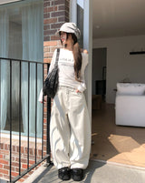 トキクロススタッドアジャスターワイドパンツ