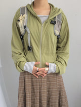 Rib Vintage Check Skirt