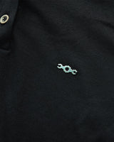 Metal Triclipse Polo Long Sleeve Black