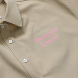Campus Lover Beige Crop Shirt [For women]