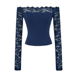 Selene Lace Off Shoulder Top