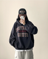 Noah Lettering Point Casual Over Hoodie