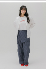  BASIC MELLOW EMBROIDERY SHIRT (WHITE)