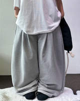 FRONT TWO PINTUCK BALLOON PANTS 🩶🤍🖤🍘5COLOR